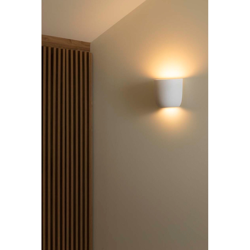 FARO 63428 - Stenska svetilka KAPPU 1xE14/7W/230V 15,8x15 cm bela