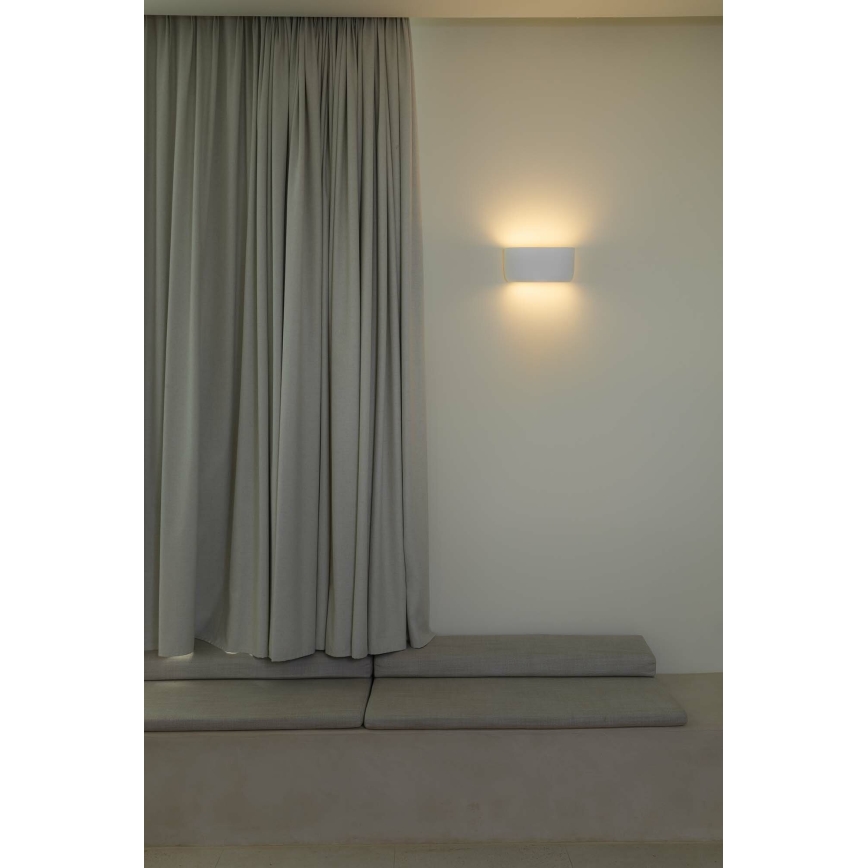 FARO 63430 - Stenska svetilka KAPPU 2xE14/7W/230V 16,8x30 cm bela
