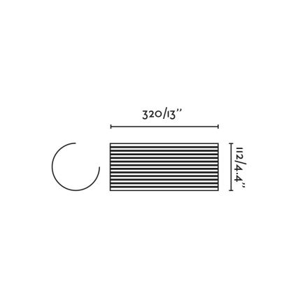 FARO 63436 - Stenska svetilka TRAMA 2xE14/7W/230V bela