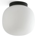 FARO 68611 - Stropna svetilka AMELIA 1xE27/15W/230V IP44 bela/črna