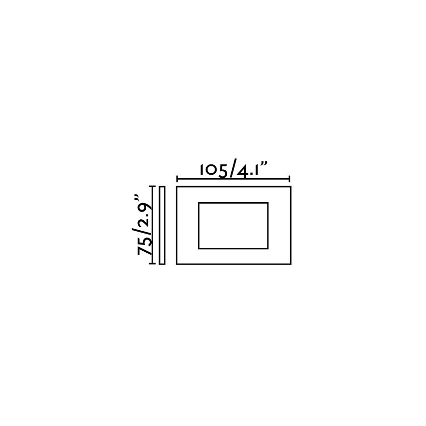 FARO 70163 - LED Zunanja vgradna svetilka SPARK-1 LED/5W/230V IP65
