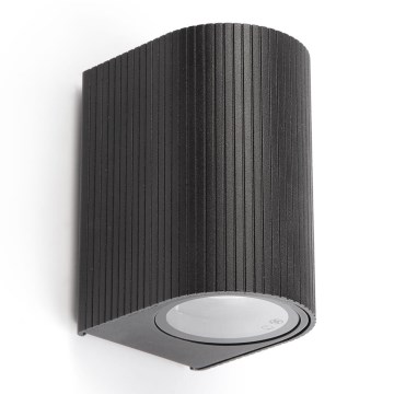 FARO 70322 - Zunanja stenska svetilka ESTELA 1xGU10/5W/230V IP65 črna