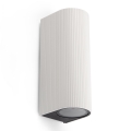 FARO 70328 - Zunanja stenska svetilka ESTELA 2xGU10/5W/230V IP65 bela