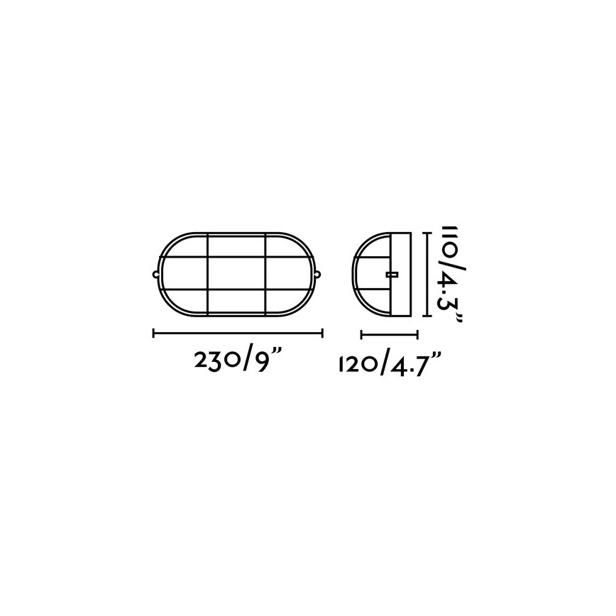 FARO 70998 - Zunanja stenska svetilka CABO 1xE27/60W/230V IP65