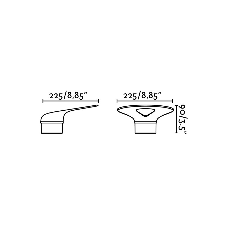 FARO 71223 - LED Zunanja stenska svetilka LOTUS LED/18W/230V IP65