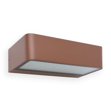 FARO 71309 - LED zunanja stenska svetilka TAKUA LED/10W/230V IP65 rjava