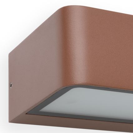FARO 71309 - LED zunanja stenska svetilka TAKUA LED/10W/230V IP65 rjava