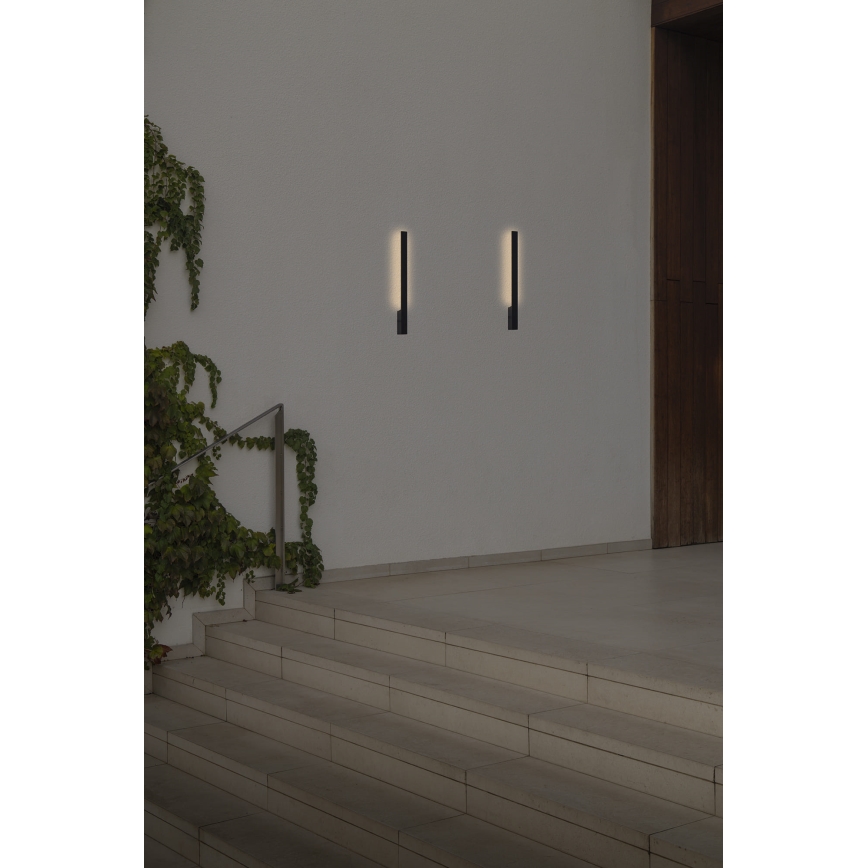 FARO 71800 - LED zunanja stenska svetilka LIME LED/6W/230V 2700/3000/4000K 60 cm CRI 90 IP65 črna