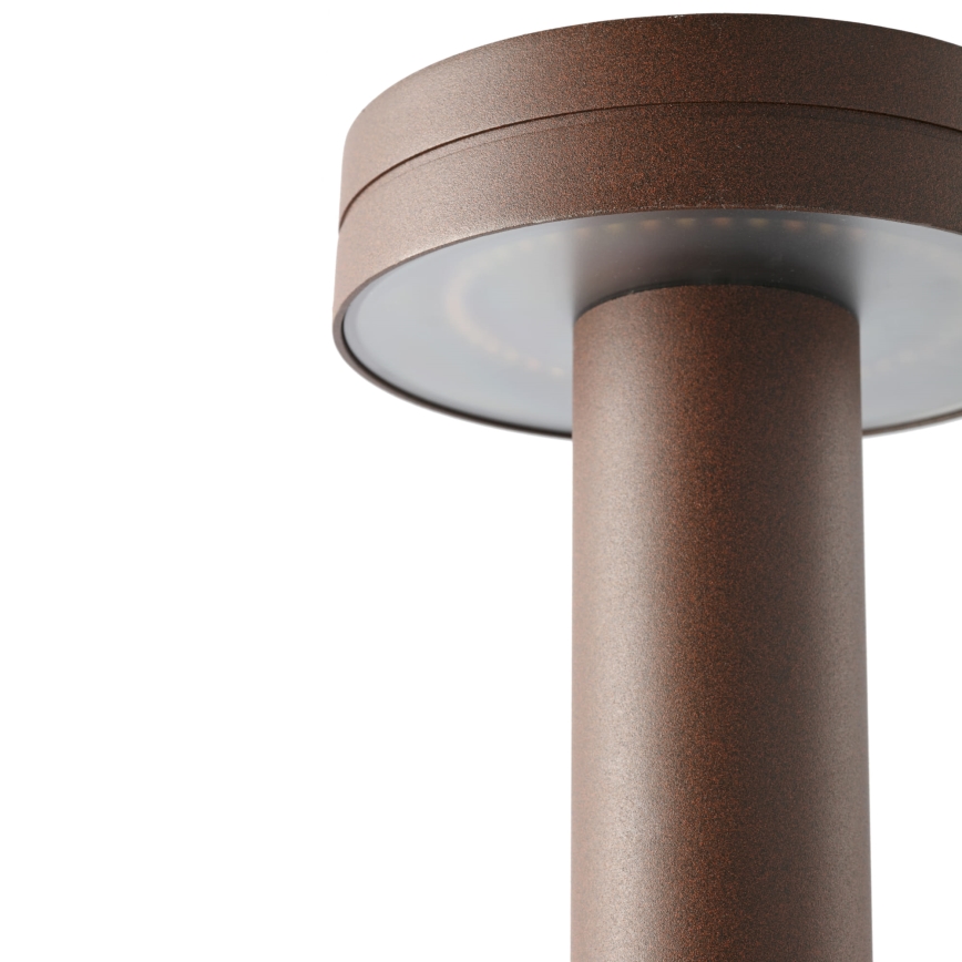 FARO 71949 - LED Zunanja svetilka ESPOT LED/9W/230V 2200/2700/3200/4000K IK07 IP65 60 cm rjava