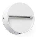 FARO 71961 - LED stopniško svetilo DUNE LED/3W/230V 2200/2700/3200/4000K IP65 belo okroglo