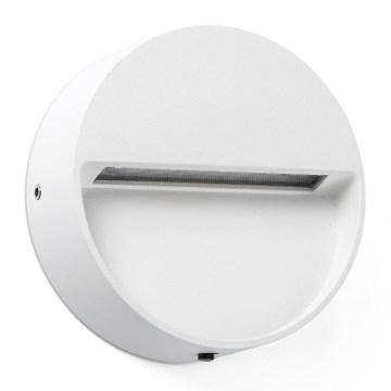 FARO 71961 - LED stopniško svetilo DUNE LED/3W/230V 2200/2700/3200/4000K IP65 belo okroglo