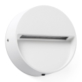 FARO 71961 - LED svetilka za stopnišče DUNE LED/3W/230V 2200/2700/3200/4000K IP65 bela okrogla