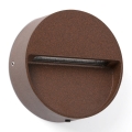 FARO 71962 - LED svetilo za stopnice DUNE LED/3W/230V 2200/2700/3200/4000K IP65 rjavo okroglo