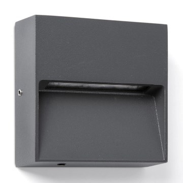 FARO 71963 - LED stopniško svetilo DUNE LED/3W/230V 2200/2700/3200/4000K IP65 antracitno, kvadratno