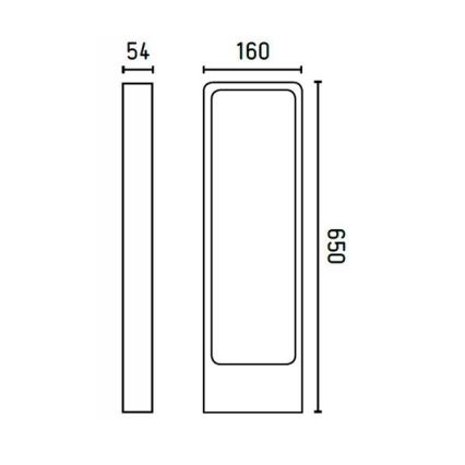 FARO 75520 - LED Zunanja svetilka DAS LED/5W/230V IP54