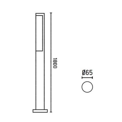 FARO 75524 - LED Zunanja svetilka BERET-3 LED/16W/230V IP54