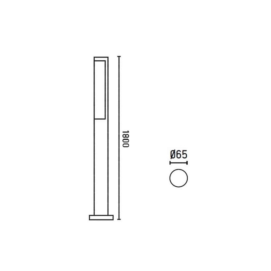 FARO 75524 - LED Zunanja svetilka BERET-3 LED/16W/230V IP54