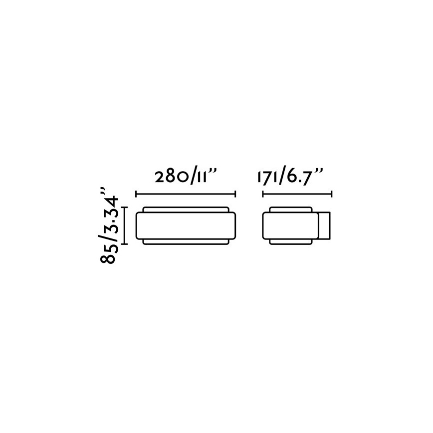 FARO 75540 - LED Zunanja stenska svetilka STICKER LED/10W/230V IP55