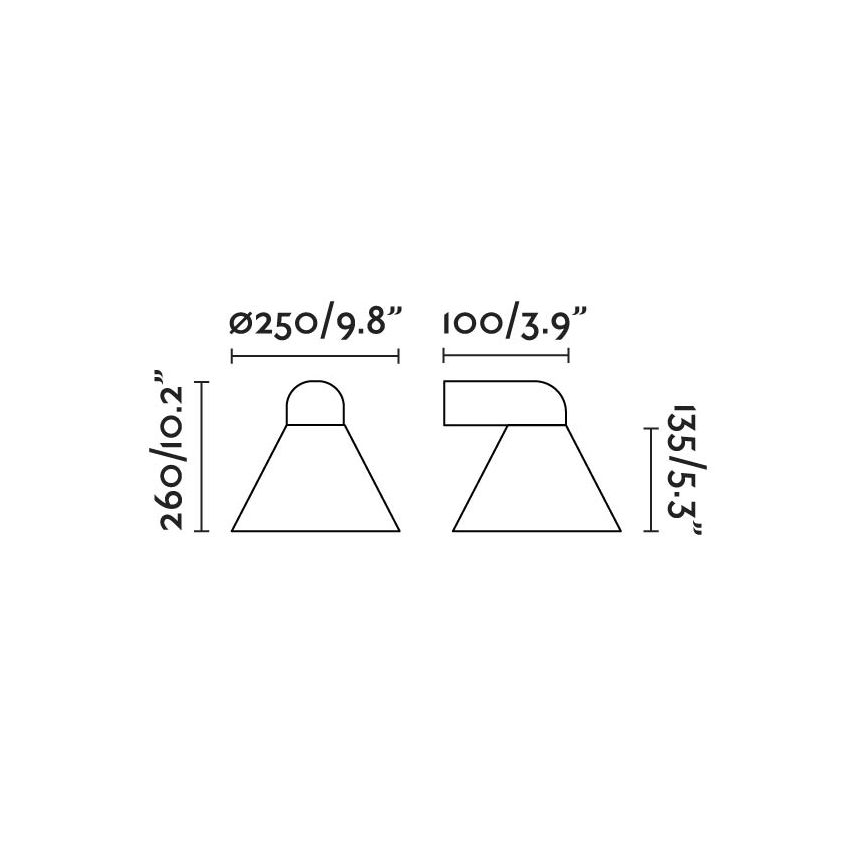 FARO Barcelona - Zunanja stenska svetilka PALS 1xE27/15W/230V IP65