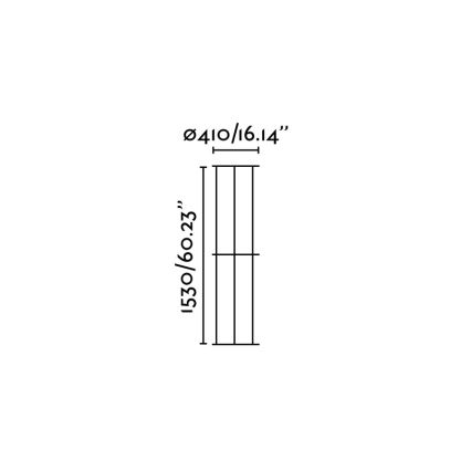 FARO - Zunanja svetilka VERSUS 1xE27/15W/230V IP44