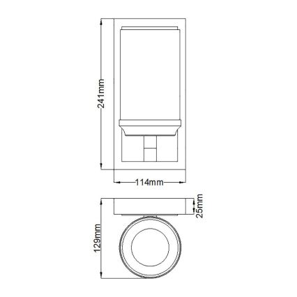 Feiss - LED Kopalniška stenska svetilka AMALIA 1xG9/3,5W/230V IP44 sijajni krom