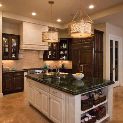 Feiss - Lestenec na drogu ARABESQUE 4xE27/60W/230V v zlati barvi