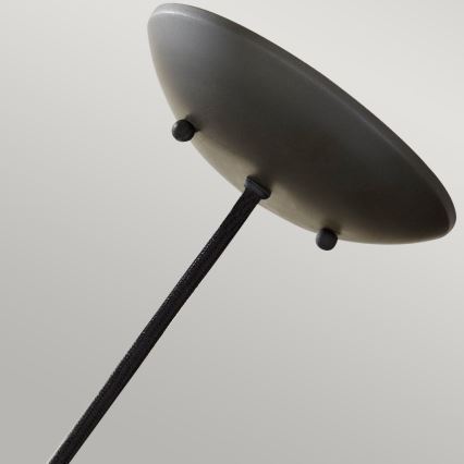 Feiss - Viseči lestenec na kablu BESO 1xE27/60W/230V premer 25,4 cm črna/medena