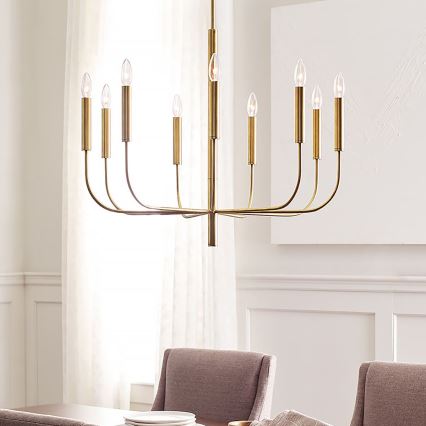 Feiss - Lestenec na drogu BRIANNA 9xE14/60W/230V