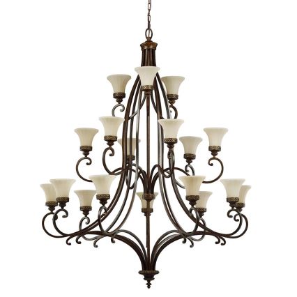 Feiss - Lestenec na verigi DRAWING ROOM 18xE27/60W/230V
