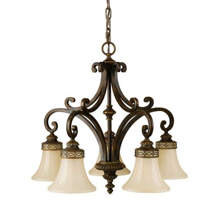 Feiss - Lestenec na verigi DRAWING ROOM 5xE27/60W/230V