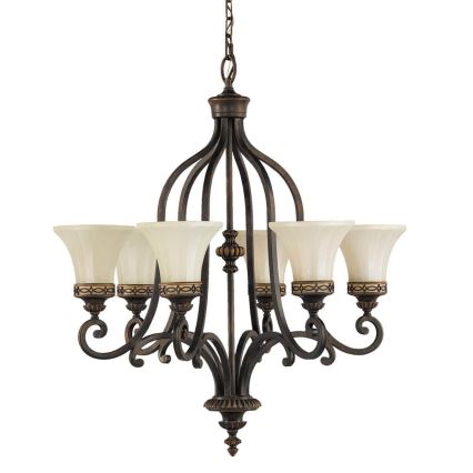 Feiss - Lestenec na verigi DRAWING ROOM 6xE27/60W/230V