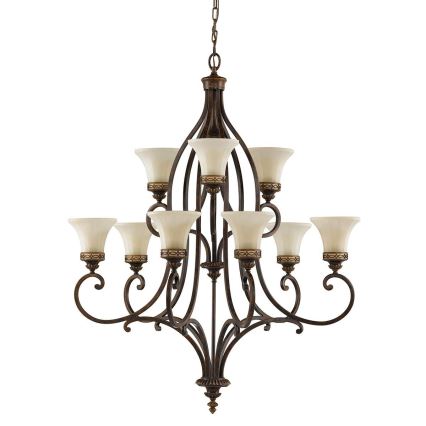 Feiss - Lestenec na verigi DRAWING ROOM 9xE27/60W/230V