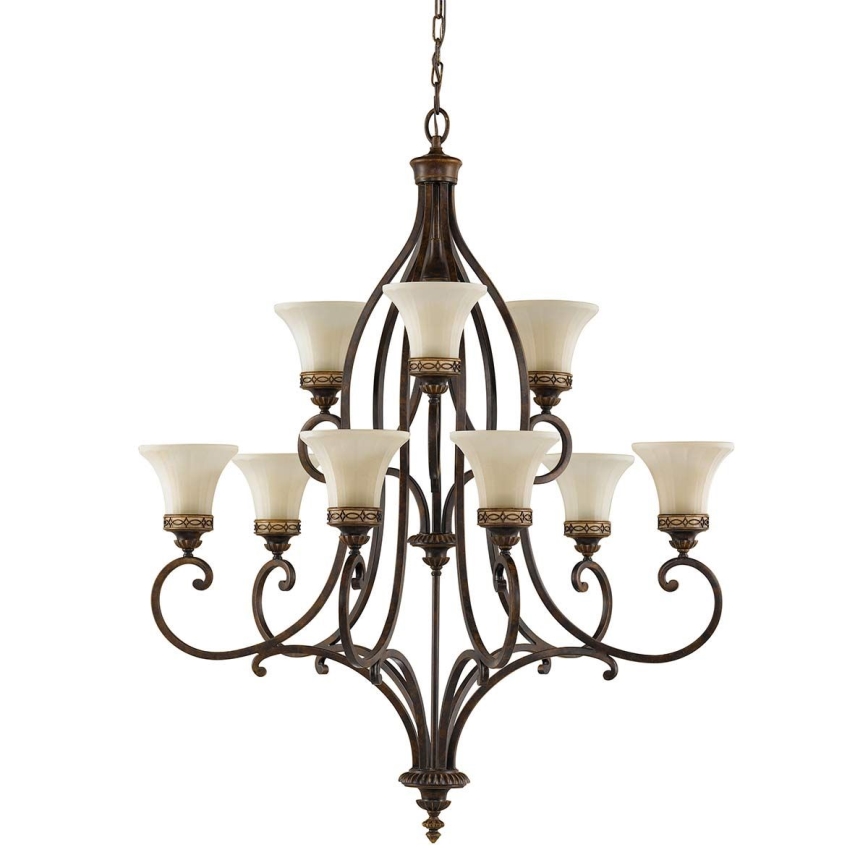 Feiss - Lestenec na verigi DRAWING ROOM 9xE27/60W/230V