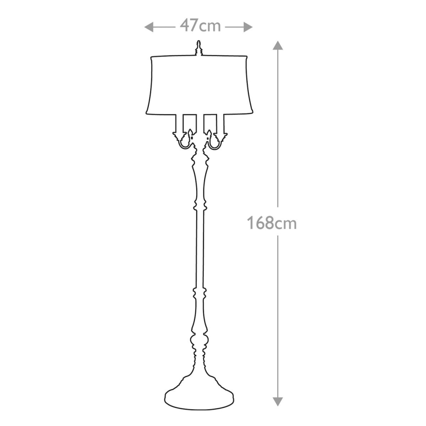 Feiss - Talna svetilka GIBSON 4xE27/60W/230V