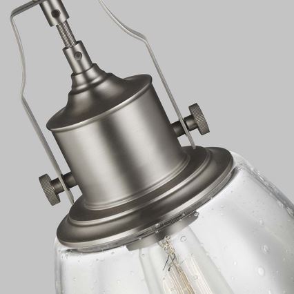 Feiss - Lestenec na drogu HOBSON 1xE27/60W/230V srebrna