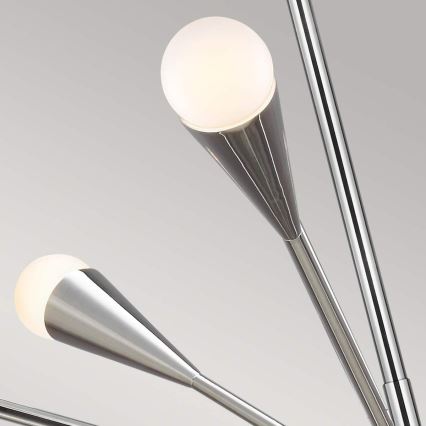Feiss - LED Lestenec na drogu JAX 10xG9/3W/230V sijajni krom