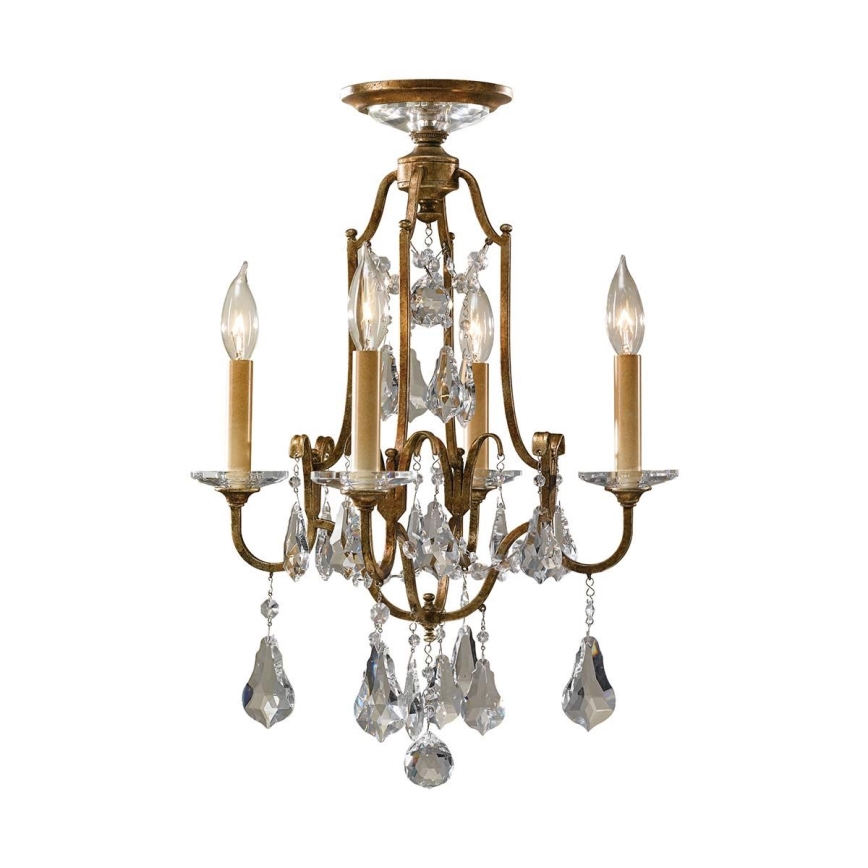 Feiss - Lestenec na verigi VALENTINA 4xE14/60W/230V