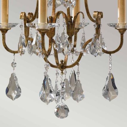 Feiss - Lestenec na verigi VALENTINA 4xE14/60W/230V