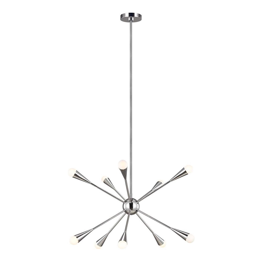Feiss - LED Lestenec na drogu JAX 10xG9/3W/230V sijajni krom