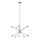 Feiss - LED Lestenec na drogu JAX 10xG9/3W/230V sijajni krom