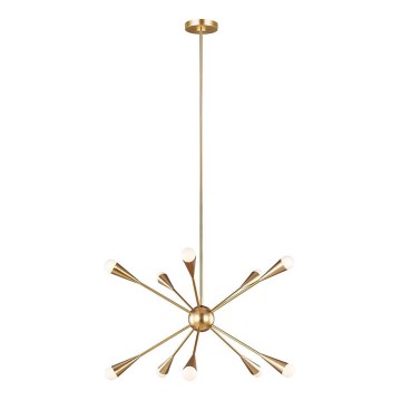 Feiss - LED Lestenec na drogu JAX 10xG9/3W/230V zlata