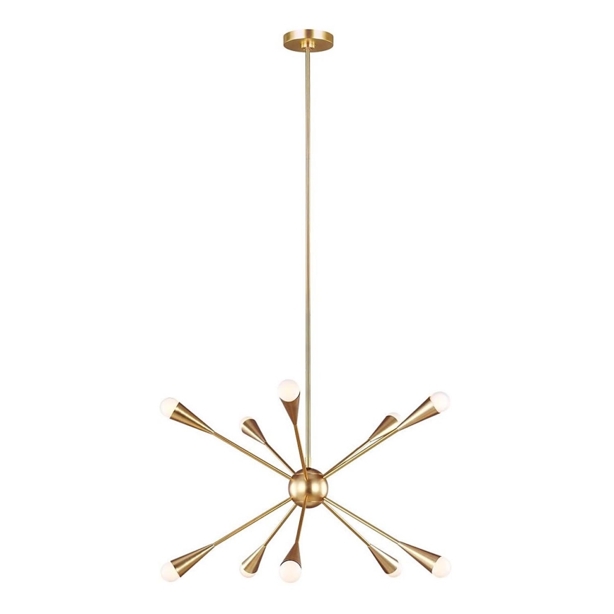 Feiss - LED Lestenec na drogu JAX 10xG9/3W/230V zlata