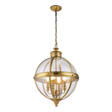 Feiss - Lestenec na verigi ADAMS 4xE14/60W/230V zlata