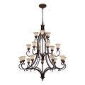 Feiss - Lestenec na verigi DRAWING ROOM 18xE27/60W/230V