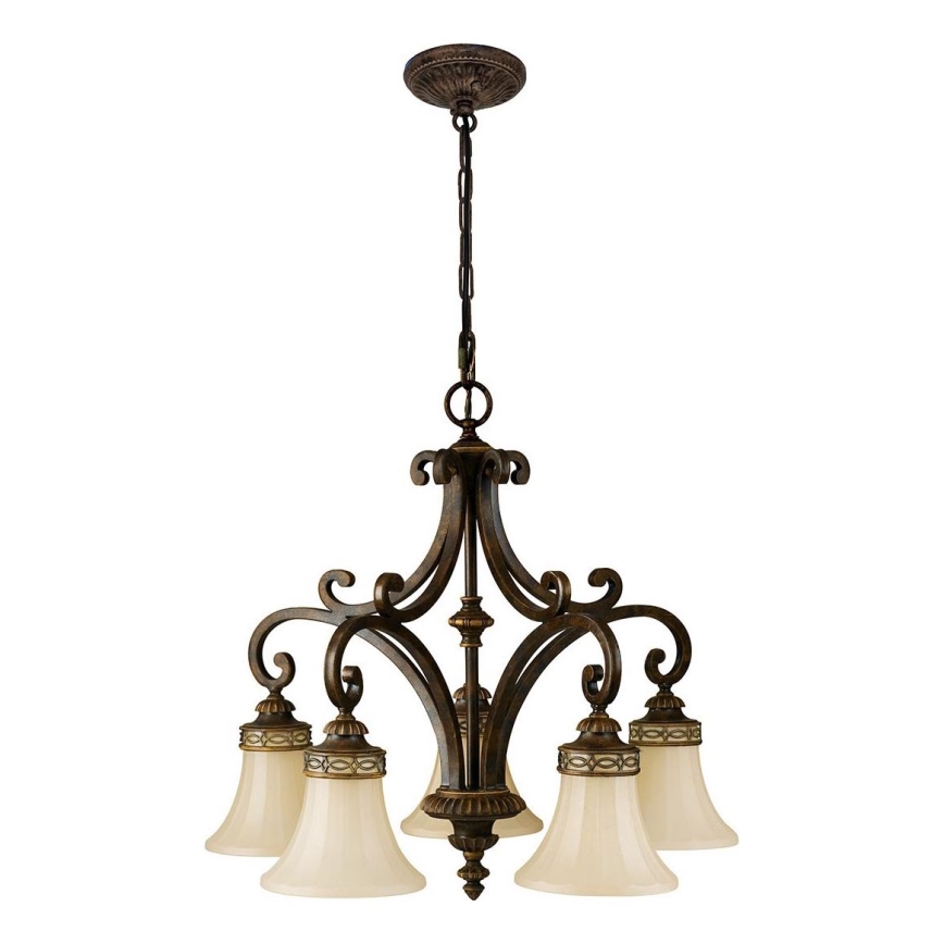 Feiss - Lestenec na verigi DRAWING ROOM 5xE27/60W/230V