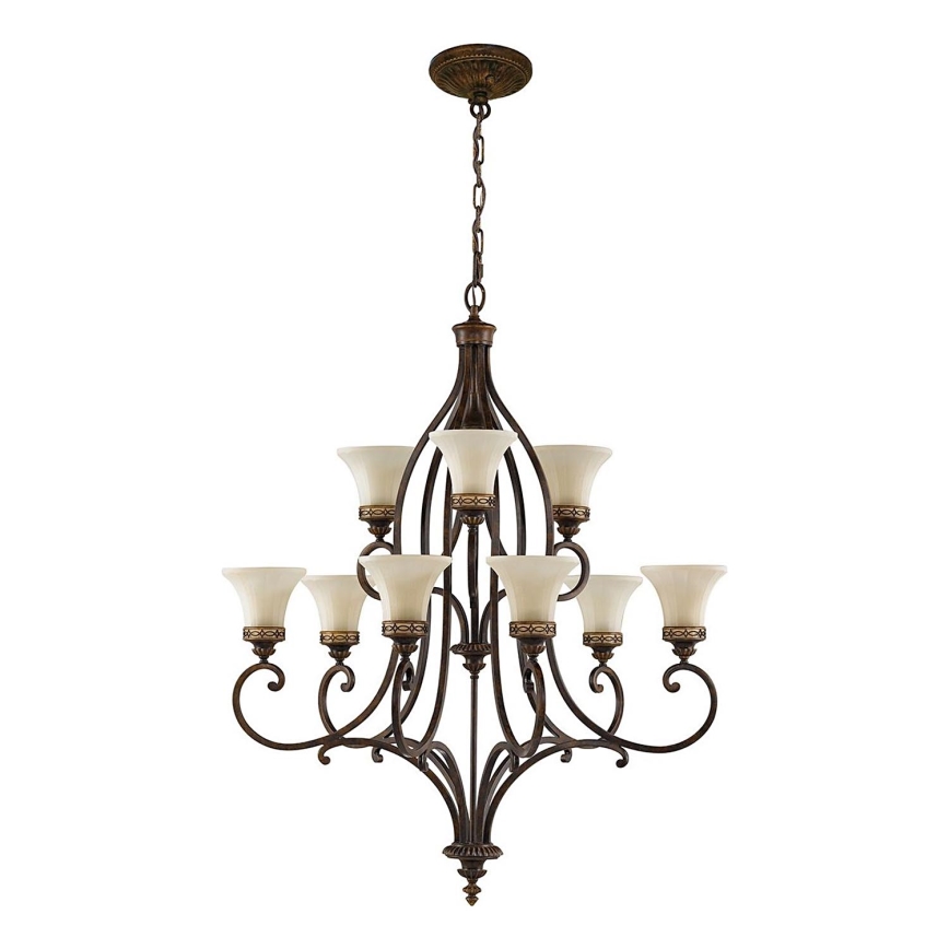 Feiss - Lestenec na verigi DRAWING ROOM 9xE27/60W/230V