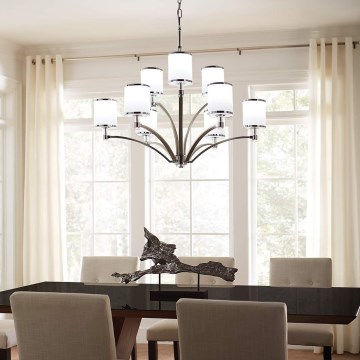 Feiss - Lestenec na verigi PROSPECT PARK 9xE27/60W/230V