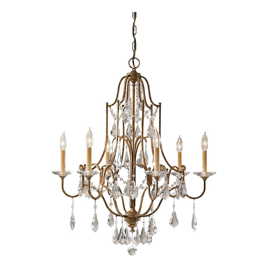 Feiss - Lestenec na verigi VALENTINA 6xE14/60W/230V