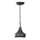 Feiss - viseči lestenec BESO na vrvici 1xE27/60W/230V premer 17,9 cm črna/medena