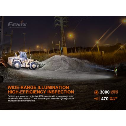 Fenix C7 - LED zatemnjevalna polnilna svetilka LED/1x21700 IP68 3000 lm 68 h